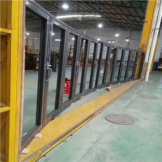 Αλουμίνιο Bi Fold Συρόμενο Πόρτες