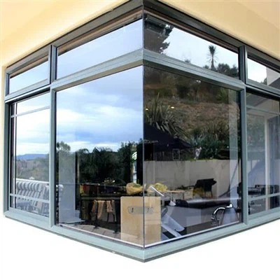 Γωνιακά παράθυρα αλουμινίου